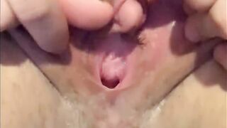 Showing you how to Stroke My Big Clitoris until I Squirt!