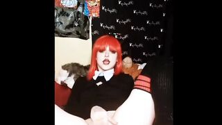 Little skank had to finger herself before going to school