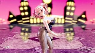 【MMD R-19 year old SEX DANCE】SWEET CUTIE BUTT PERVERSE BUNNY SWEET BOOTY おいしいお尻 [MMD]