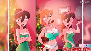 Christmas at the Sensual Home! A christmas group sex!