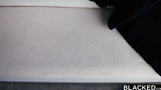 BLACKED Slender Blonde Kenzie give inside her deepest desires