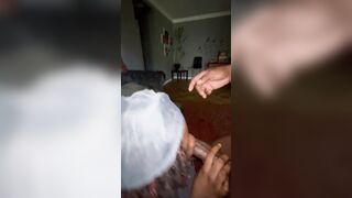 babi k blowing bbcs for hair done- comment PURR!! for yes