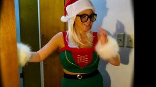 Erotic elf on the shelf, (FULL SCENE) BIG BOOBED, SEXY, cougar