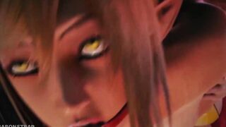 A Succubus Dominates An Elf 3D, Uncensored Animated