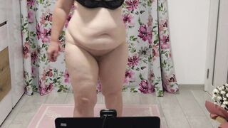 Juicy PAWG inside different underwear shakes near the cam Chubby