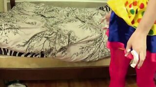 Clown women Banged and Given Facial