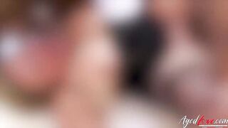 AGEDLOVE Older Lady Lacey Starr Hardcore Art Lesson With Luke