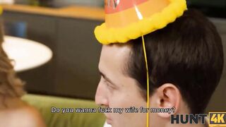 HUNT4K. Bro receives cash for letting hunter assfuck his adorable