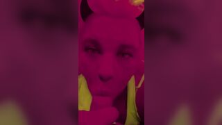 I love blowing my hubby's rock rough penis