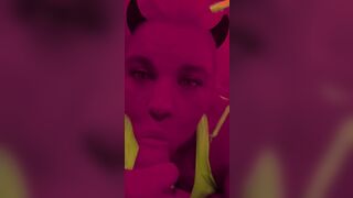 I love blowing my hubby's rock rough penis
