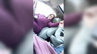 Fellatio by stranger into parking lot