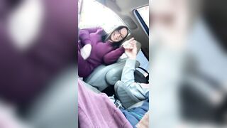 Fellatio by stranger into parking lot