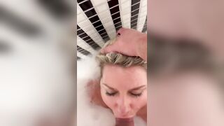 Me blowing penis