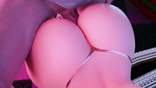 doa: mai shiranui asked me pole sex doggy boned for her birthday gift inside homemade vip strip club! 
