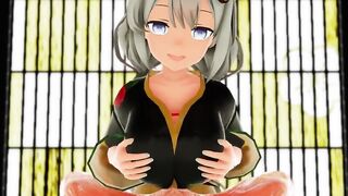 【MMD R-eighteen SEX DANCE】MASTURB WITH HER JUGS CUTIE BIMBOS WITH HIS HUGE ホットな女の子[MMD]