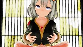 【MMD R-eighteen SEX DANCE】MASTURB WITH HER JUGS CUTIE BIMBOS WITH HIS HUGE ホットな女の子[MMD]