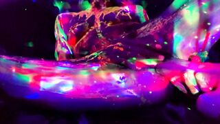 Small Techno 19 Yo Takes Big Sex Toy and Squirts Over and Over and Over....