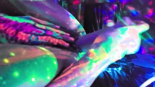 Small Techno 19 Yo Takes Big Sex Toy and Squirts Over and Over and Over....