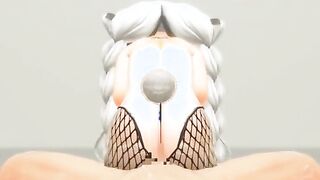 【MMD R-teenagers SEX DANCE】GIRL SHOWS HER HUGE BEAUTY AND PERVERSE WHITE BUTT 激しいセックス[MMD]