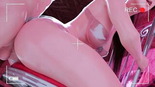 doa: filming mai shiranui's first time chair anal with my best friend's monster penis - ahegao 