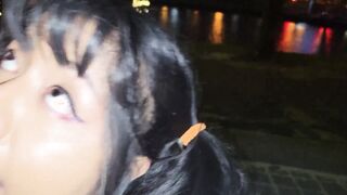 Taking Down Santa's goddess Load - Outdoors TO Voyeurism