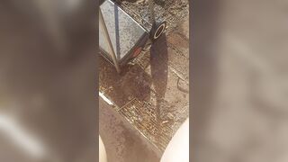 Teenagers Peeing outside 8
