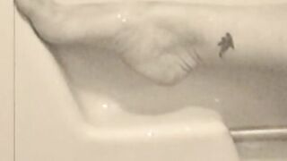 Classic BBW Into Shower Cumming and Showing Toes and Close Up Clitoris