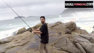 Hubby and friend had the enormous sex party with fisherman on