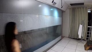 erotic relaxation inside the sauna recording - Lady Mom -