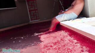 Security camera shoots wifey cheating on her hubby inside the