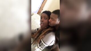 Chocolate baby bouncing her butt pt1