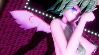 【MMD R-teens SEX DANCE】WHITE BIMBOS BEAUTY DANCE SHOWS HER HUGE BOOBS ホットな女の子[MMD]
