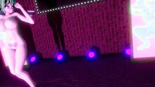 【MMD R-teens SEX DANCE】WHITE BIMBOS BEAUTY DANCE SHOWS HER HUGE BOOBS ホットな女の子[MMD]