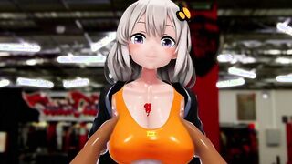 【MMD R-18 yo SEX DANCE】CUTE WOMEN WITH LONG BAE MELONS FUCKING HER SWEET PLEASUREホットな女の子[MMD]