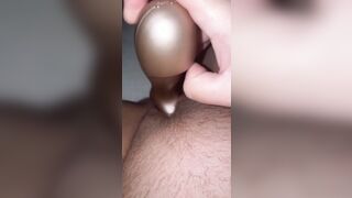 RedRidingHoodAndTheWolf - BBW masturbate with satisfyer and noisy moans. babe Vagina getting played