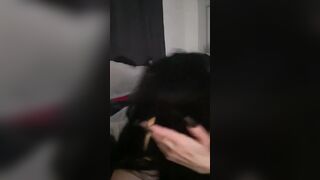 Huge titties and Hottie twat goddess Alliekat smokes