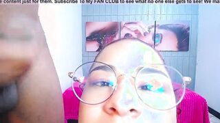 Cum Into my glasses