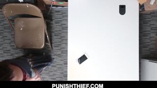 Dark Hair Teenie Hispanic Small Titties Avi Love Caught Stealing Banged!