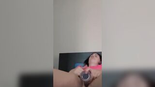 Cumming rough with my dildo wishing it was you ;)
