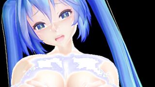 [SEX-MMD][NO-SOUND] Miku goes for it! [R-18]