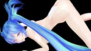 [SEX-MMD][NO-SOUND] Miku goes for it! [R-18]
