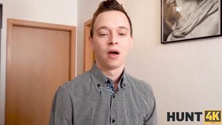 HUNT4K. Sluts with long boobies boned by hunter who is clothed like Santa
