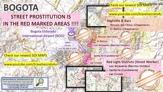 Bogota, Colombia, Sex Map, Street Prostitution Map, Strokes Parlours, Brothels,