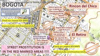 Bogota, Colombia, Sex Map, Street Prostitution Map, Strokes Parlours, Brothels,