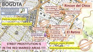 Bogota, Colombia, Sex Map, Street Prostitution Map, Strokes Parlours, Brothels,