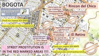 Bogota, Colombia, Sex Map, Street Prostitution Map, Strokes Parlours, Brothels,