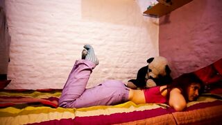 Very Cutie 19 year old girlfriend is waiting for me in bed