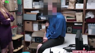 Red Blowjob MILF stepmom with big jugs, Lauren Phillips and 19 yo