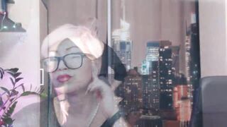 Immodest dancing of juicy Russian MILF AimeeParadise.!.