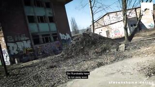 LULLU GUN gets screwed by Jason in an abandoned railway